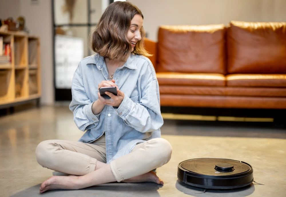 robot vacuum self cleaning