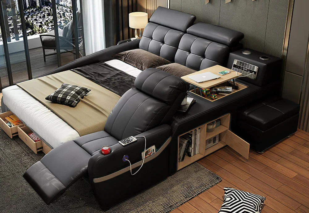 urban smart king size bed with storage